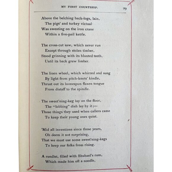 Poems David Barker Biographical Sketch 3rd Edition Poetry 1891 RARE Antique C97 - Picture 10 of 11